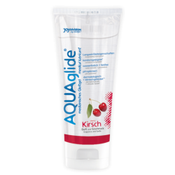 JoyDivision AQUAglide Lubricant, Cherry, 100 ml (3,4 oz) - Lubricants