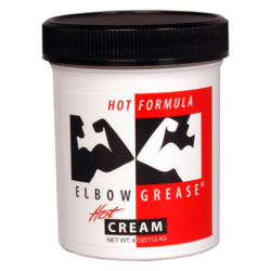 ELBOW GREASE, Hot Cream, 4 oz / 113 g - Lubricants