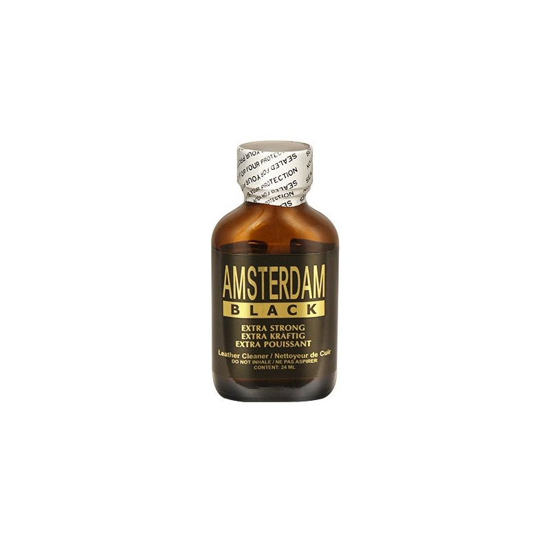 Amsterdam Black 24ml - Poppers grandes