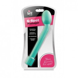 SI IGNITE BFF G-Spot Massager, curved with Vibration, 20,5 cm (8 in), Teal - TOYS