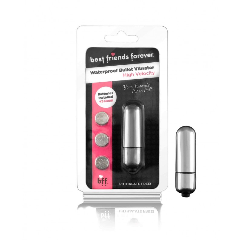 SI IGNITE BFF Bullet with Vibration, Waterproof, 7 cm (3,20 in), Silver - TOYS