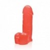 SI IGNITE Thick Cock with Balls, 18 cm (7 in), Red - TOYS