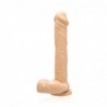 SI IGNITE Cock with Balls and Suction, Vinyl, Flesh, 23 cm (9 in) - TOYS