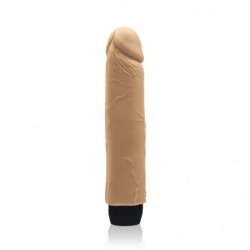 SI IGNITE Vibrating Silicone Dong, 20 cm (8 in), Flesh - TOYS