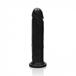 SI IGNITE Cock with Suction, 20 cm (8 in), Black - TOYS