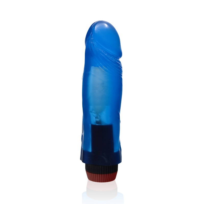 SI IGNITE Cock with Vibration, 18 cm (7 in), Blue - TOYS