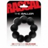 Rascal, The Baller Cockring, 3X Stretch Silicone, Black, 4,5 cm (1,8 in) - TOYS