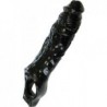 TSX Medium Fat Cock Sheath Extender, Penis Extension, 17 cm (6,75 in), black - TOYS