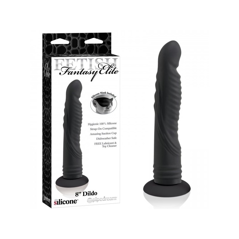 Fetish Fantasy Elite, Dildo, 20 cm (8 in), Black - TOYS