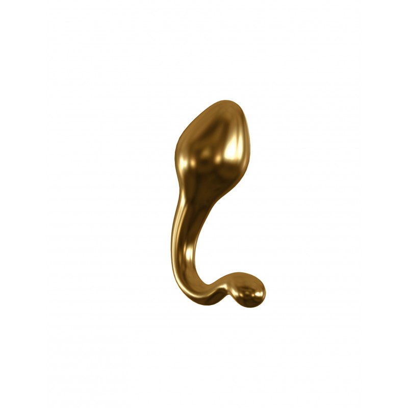 ICICLES GOLD EDITION, Hand Blown Glass Massager, Gold, 11 cm (4,25 in) - TOYS