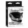 Fetish Fantasy Elite, Open Mouth Gag & Mask, Large, Black - TOYS