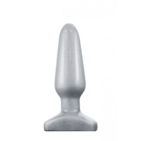 HIDDEN DESIRE Butt Plug “The Bold”, Silver (M) - TOYS