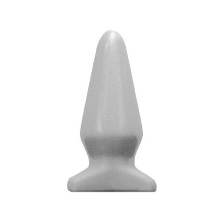 HIDDEN DESIRE Butt Plug “The Bold”, with Vibration, Silver (L) - TOYS