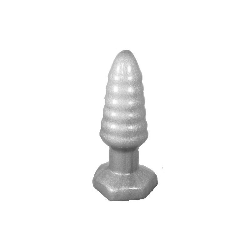 HIDDEN DESIRE Butt Plug Screwhead, Silver (M) - TOYS