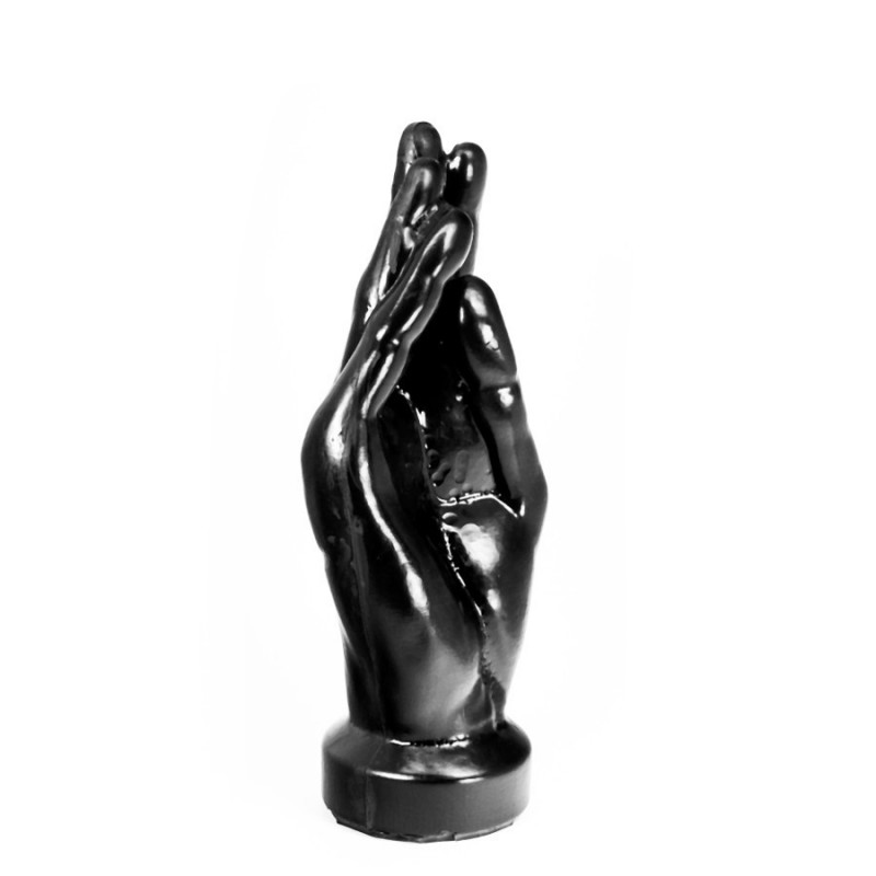 Hung System Toys Fisting Hand Hello, PVC, Black, 23 cm (9 in), Ø 8 cm (3,1 in) - TOYS