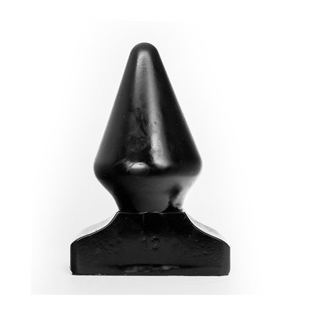 ALL BLACK Butt Plug AB83, Vinyl, Black, 23 cm (9 in) - TOYS