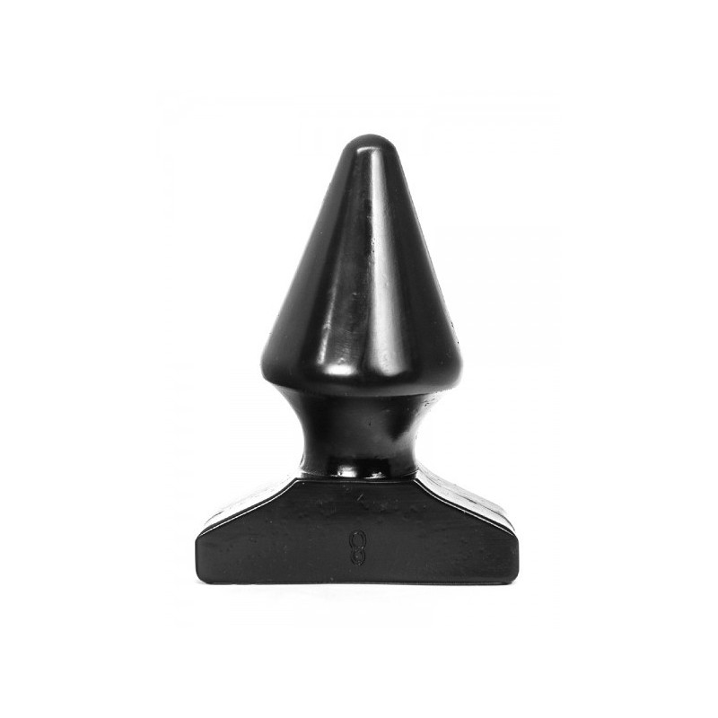 ALL BLACK Butt Plug AB79, Vinyl, Black, 17 cm (6,75 in) - TOYS