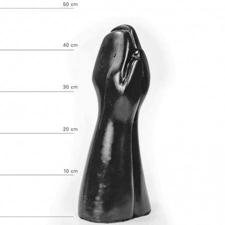 ALL BLACK Fisting Hand Max, Vinyl, Black, 32 cm (12 in) - TOYS