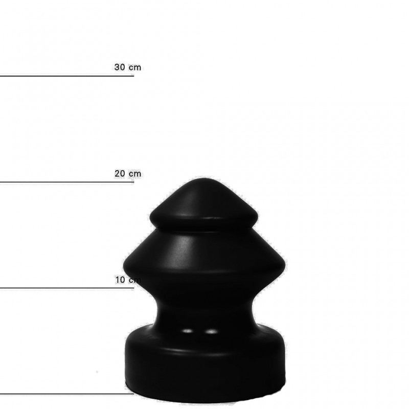 ALL BLACK Plug, Vinyl, Black, 19 cm (7,5 in), Ø 14,5 cm (5,7 in) - TOYS