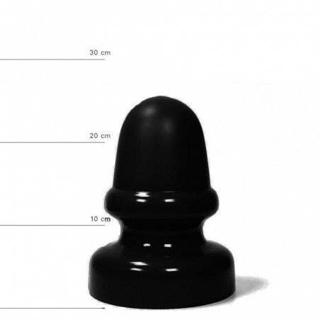 ALL BLACK Plug, Vinyl, Black, 23 cm (9 in), Ø 13,5 cm (5,3 in) - TOYS