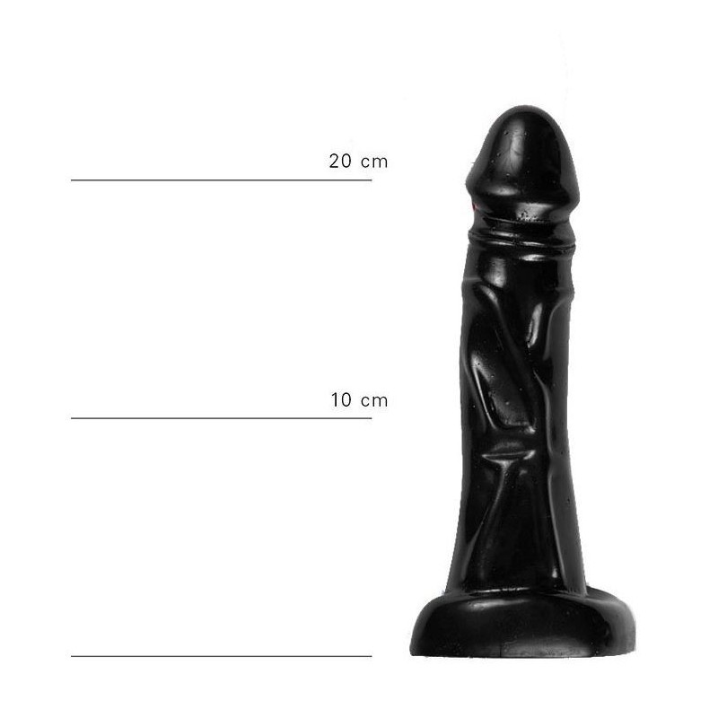 ALL BLACK Dong Buck, Vinyl, Black, 20 cm, Ø 4,5 cm - TOYS