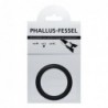 AMARELLE Phallus-Fessel, Latex Cockring, L, black - TOYS