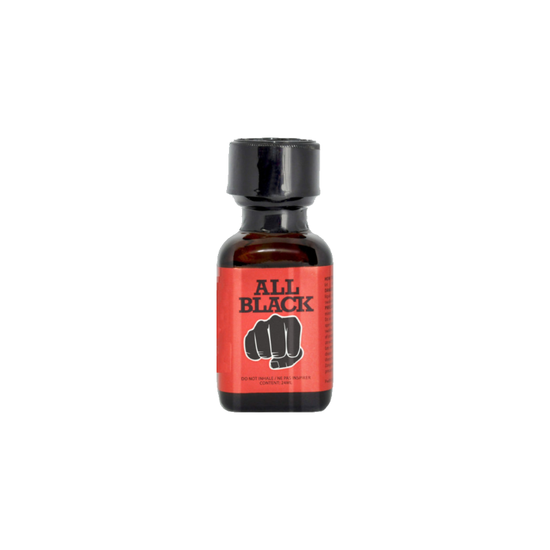 ALL BLACK Red Label 24ml - Poppers grandes